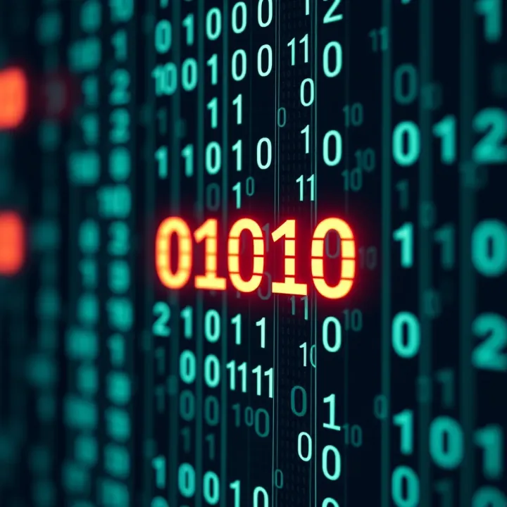 Representation of binary code applied in modern computing devices within Nigeria's technology sector