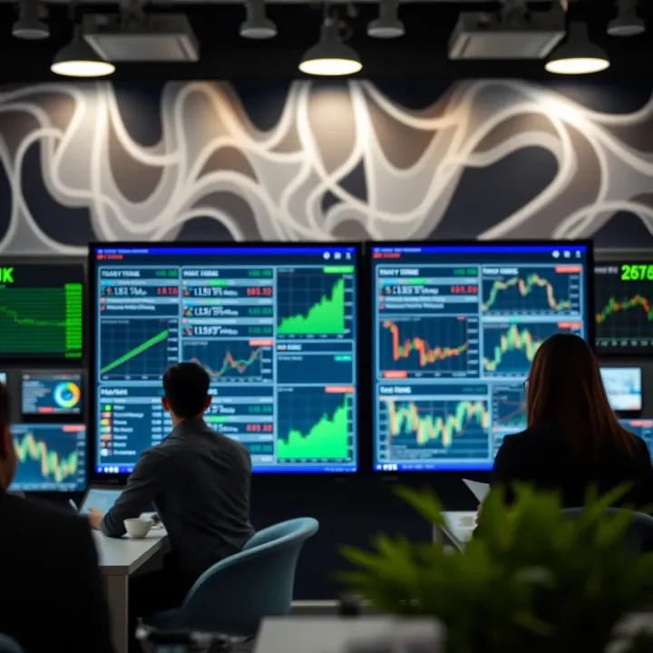 Collaborative Space for Market Insights and Trading Guidance Digital community board featuring posts about market trends and trading advice in binary options