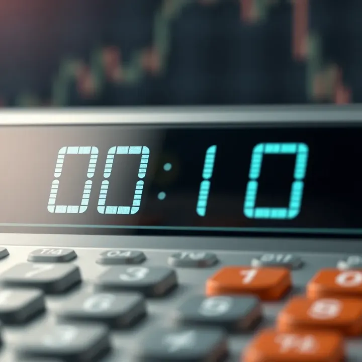 Illustration showing binary digits with subtraction operation and borrow mechanism