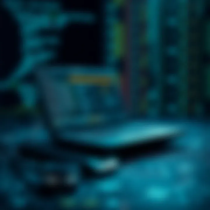 Visual representation of various tools and applications used for binary code translation in computing