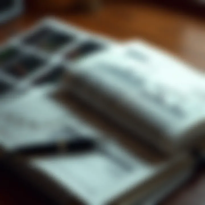 Open forex trading book showing charts and strategy notes with a pen beside it