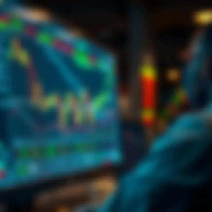 A digital interface showing forex trading charts and currency pairs relevant to Nigerian market trends