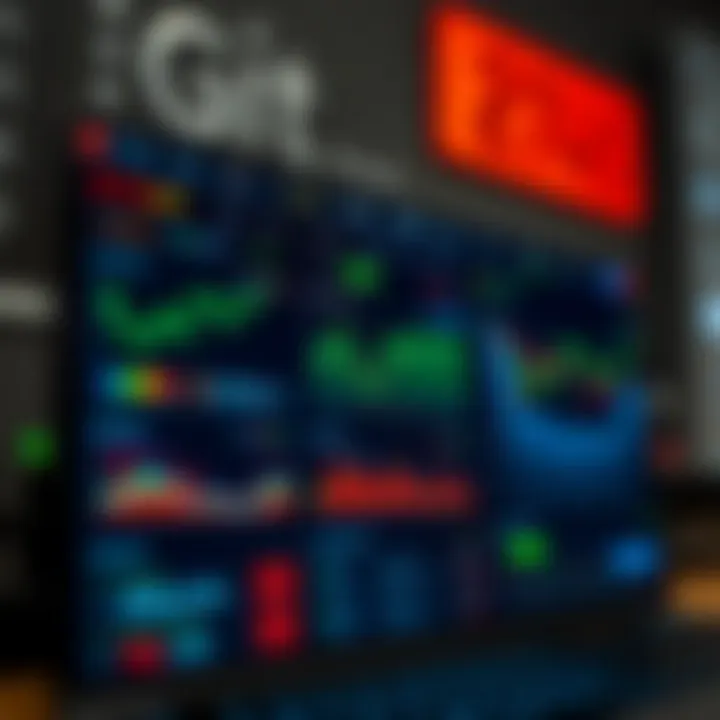 A digital interface displaying various cryptocurrency trading metrics and automated bot settings