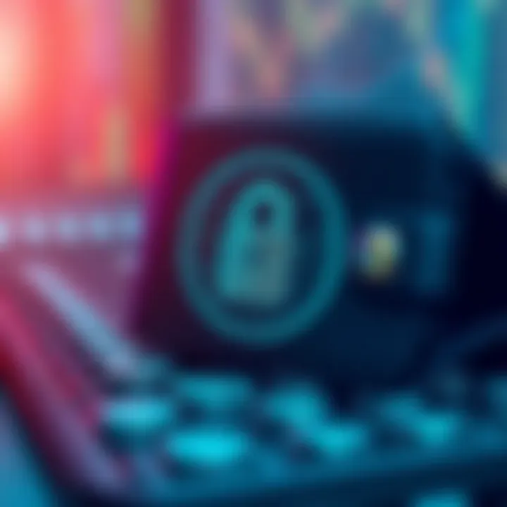 Secure digital wallet with padlock symbol representing crypto trading platform security in Nigeria