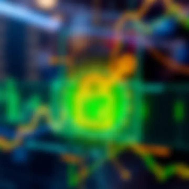 Secure digital lock symbolizing the protection of financial information in trading platforms