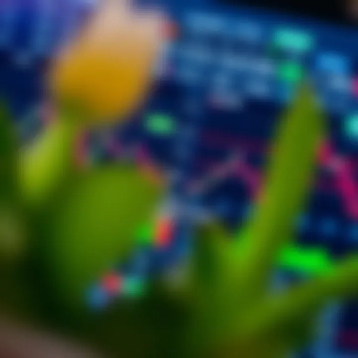Illustration of forex trading platform showing currency charts and market data relevant to Nigerian traders