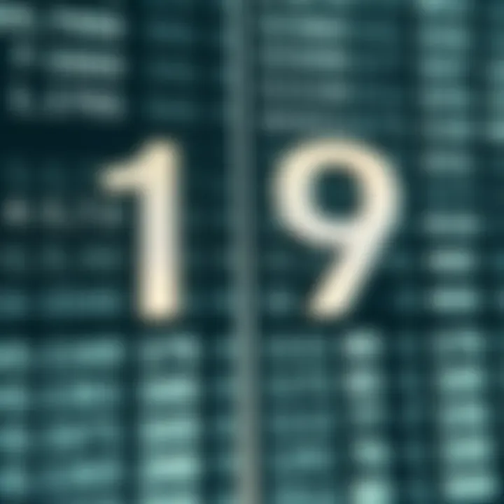 Comparison chart showing decimal numbers and their corresponding binary equivalents used in digital computing