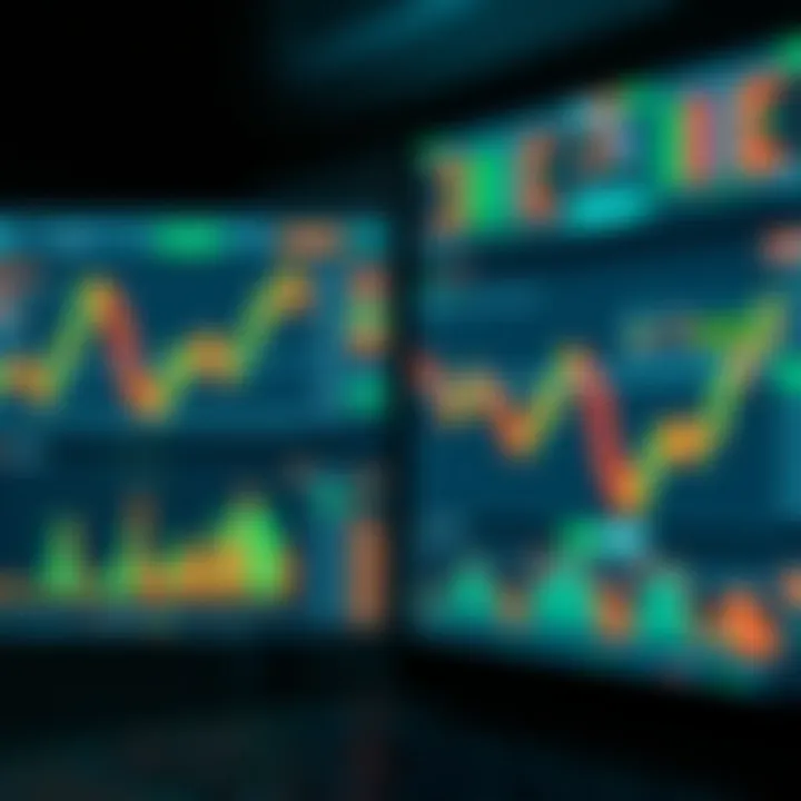 Digital interface displaying crypto trading tools and charts tailored for Nigerian market