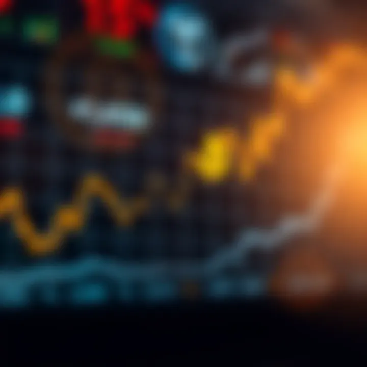 Graph showing upward trend of cryptocurrency prices with Nigerian currency symbols