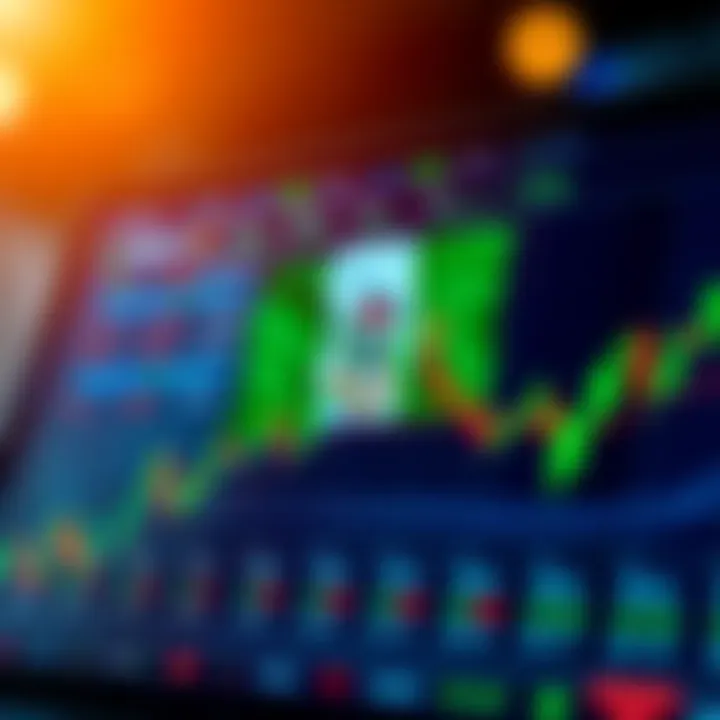 Forex Trading Market Overview with Risks and Benefits in Nigeria Illustration of forex trading chart with risk and benefit icons alongside Nigerian flag