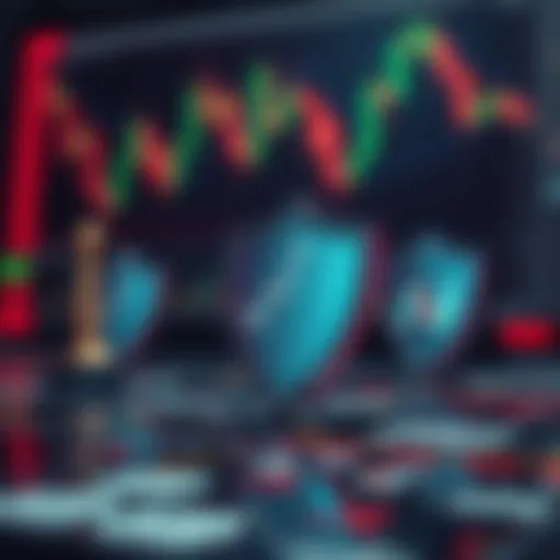 Effective Risk Management Techniques for Nigerian Forex Traders Illustration of risk management strategies using charts and protective shields