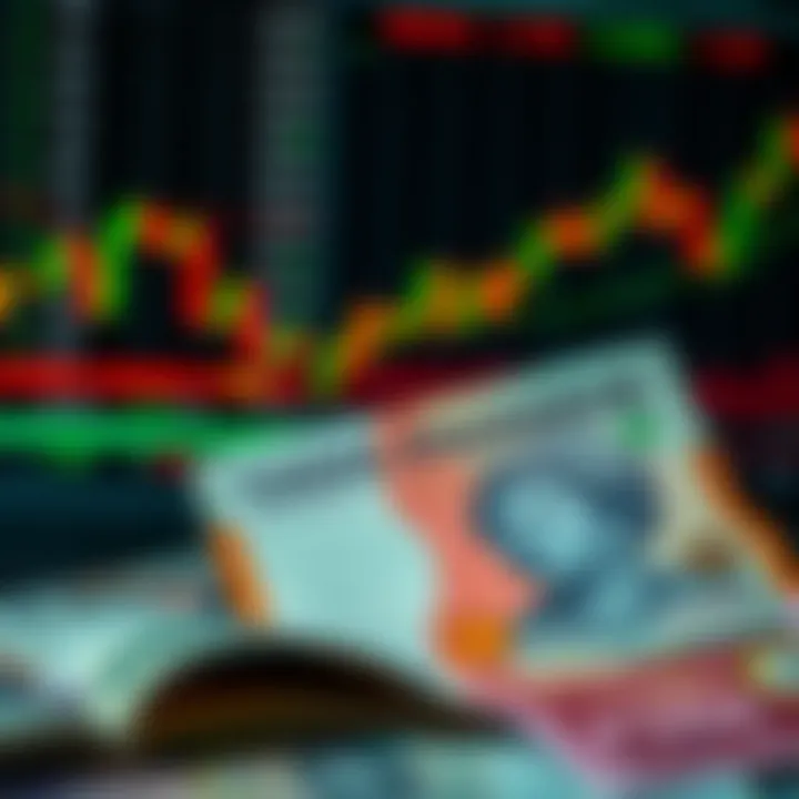 Illustration of currency exchange charts and Nigerian Naira notes symbolizing forex trading dynamics