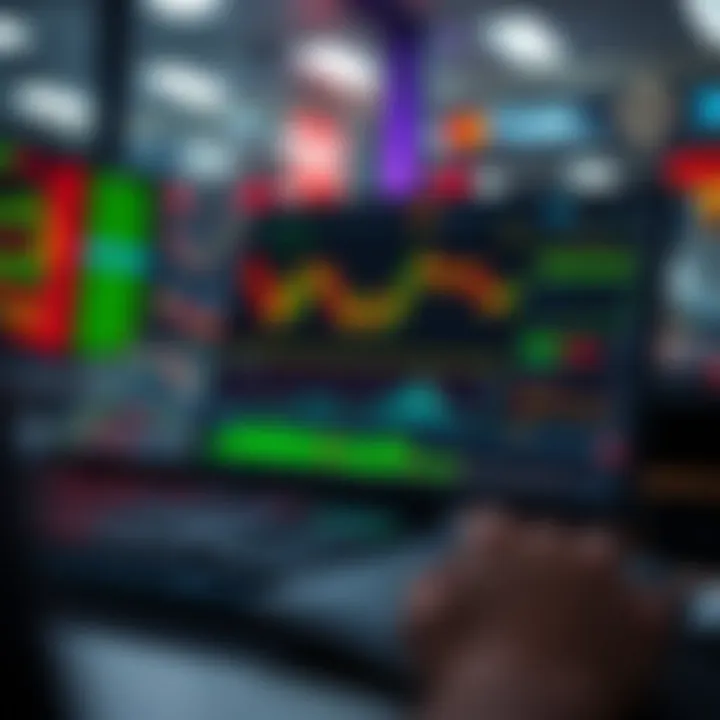 Illustration of key forex trading tools including charts, indicators, and strategy icons