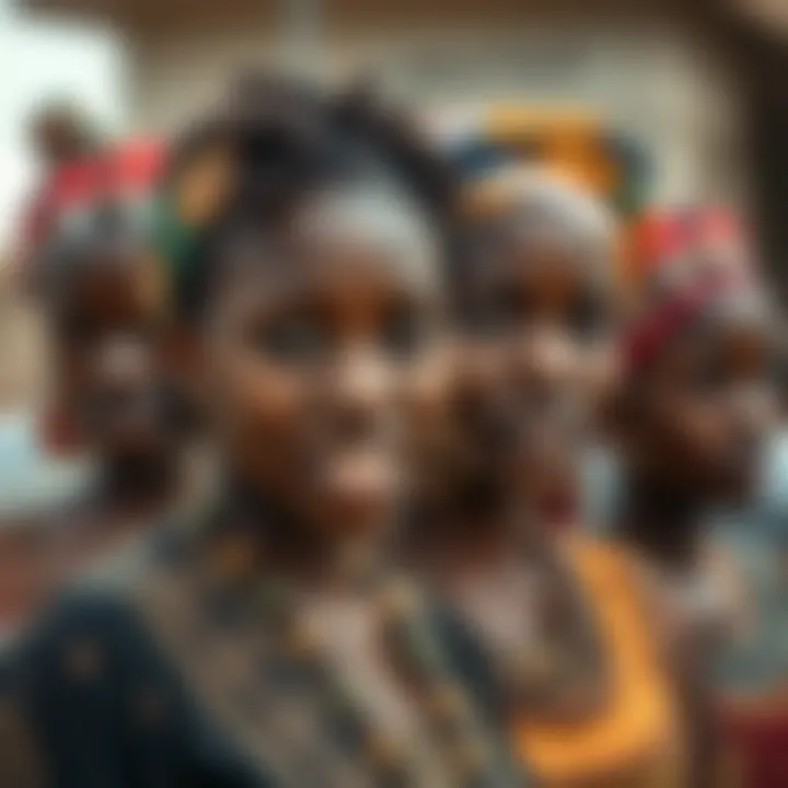 Gender Identity and Cultural Diversity in Nigeria Diverse cultural elements illustrating gender identity variations within Nigerian society