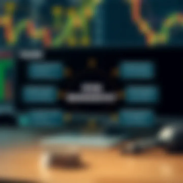 Diagram illustrating risk management strategies and tools used in forex trading