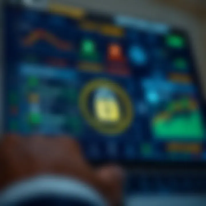 Secure digital wallet interface displaying cryptocurrency assets and security features relevant to Nigerian traders