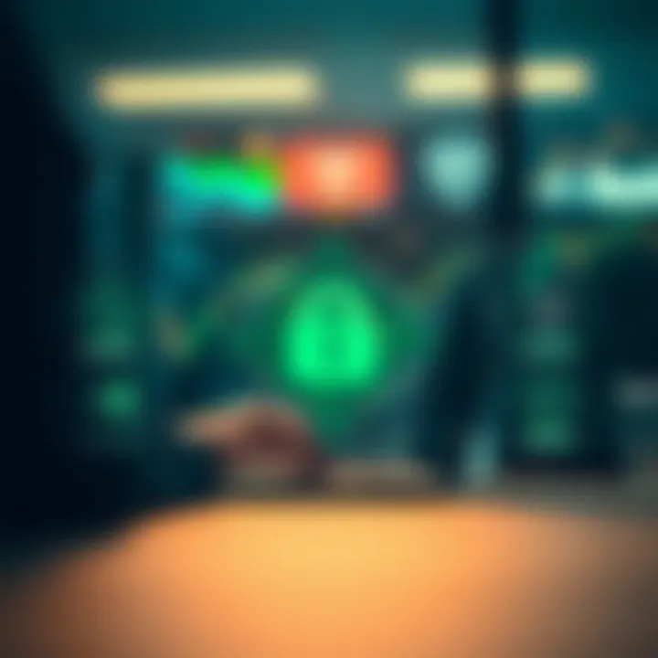 Security Features Ensuring Safe Forex Trading Conceptual graphic of security features protecting online forex trading activities