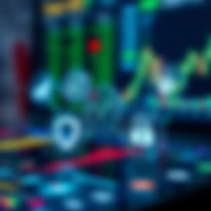 Security icons representing secure transactions and data protection on a trading platform