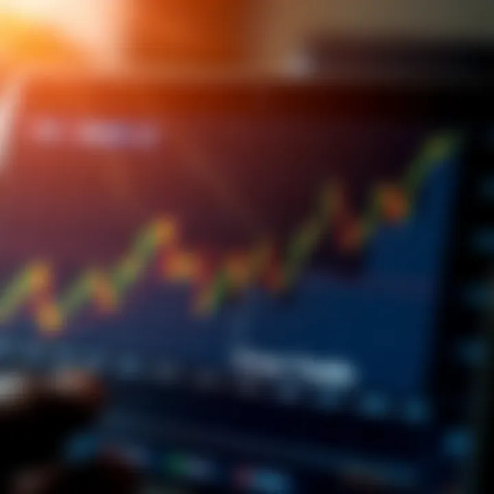 Graph illustrating secure trading transactions and strategies to maximize earnings with mobile apps