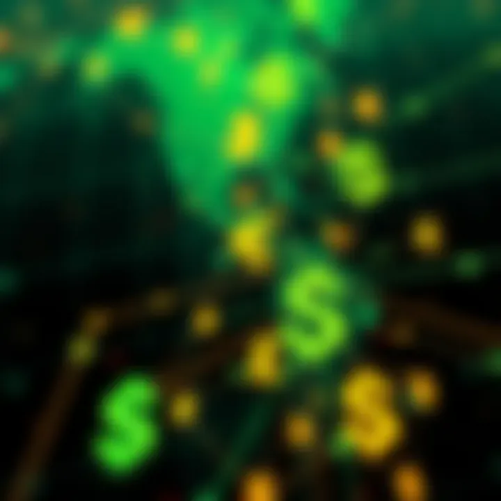 Global currency exchange market concept with various currency symbols interconnected by network lines