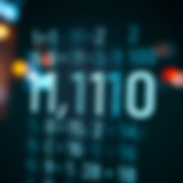 Example of Adding Two Binary Numbers in Base Two Visual example showing addition of two binary numbers with individual bit sums
