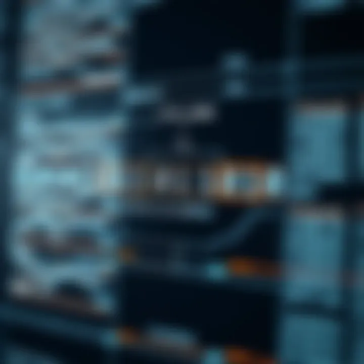 Binary Data Structure Visualization for Analysis Detailed schematic of binary data structure with highlighted segments for analysis
