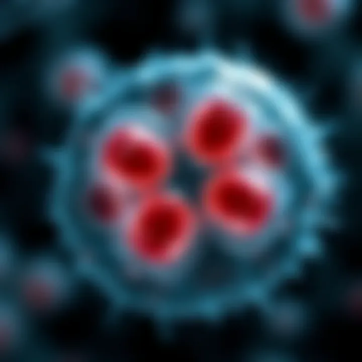 Visual representation showing different microorganisms reproducing asexually by binary fission