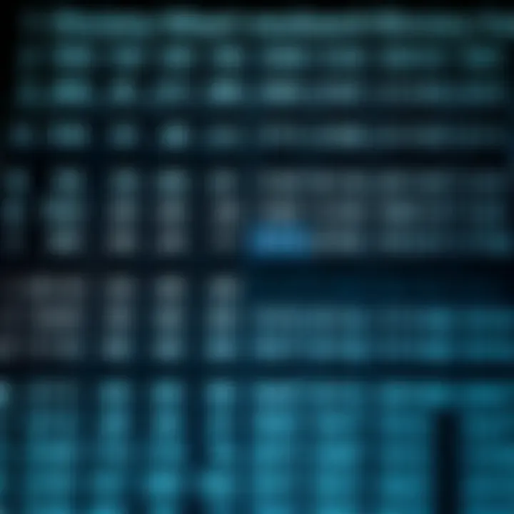Chart showing conversion between decimal numbers and binary equivalents with stepwise representation