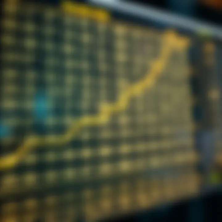 Chart showing conversion between binary and decimal numbering systems
