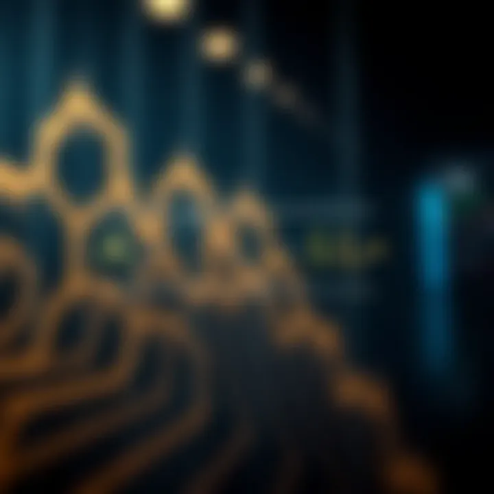 Diagram illustrating a binary operation between two elements within a set