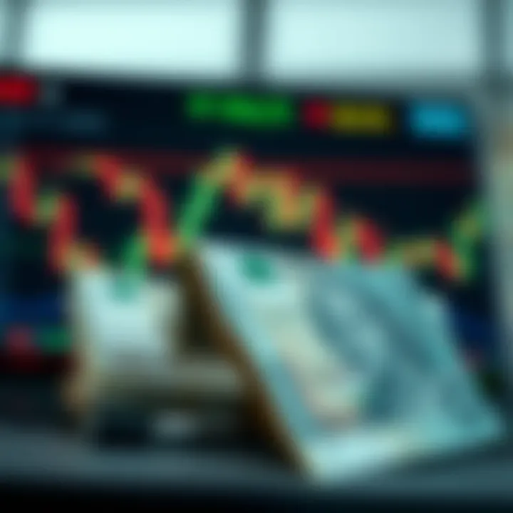 Illustration of Nigerian currency alongside digital trading interface