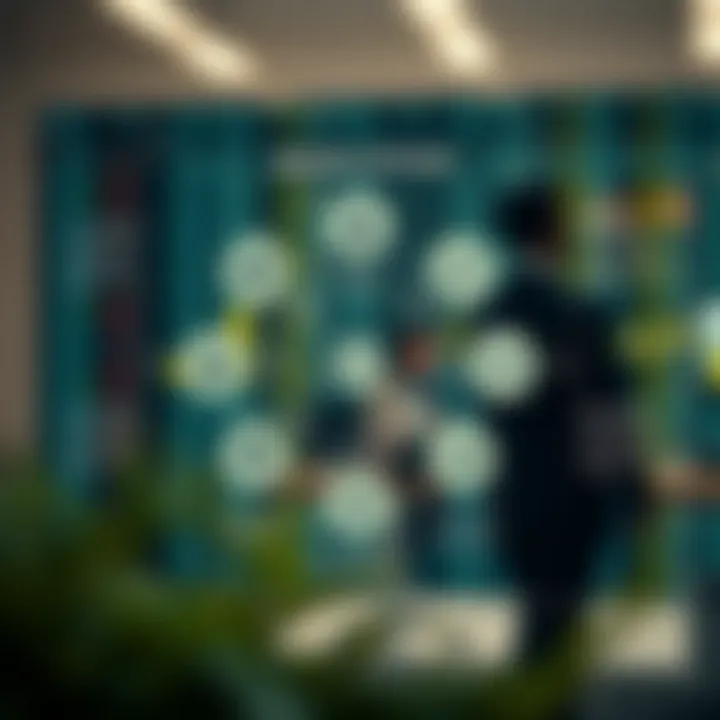 Diagram illustrating how binary options brokers facilitate trading between clients and financial markets