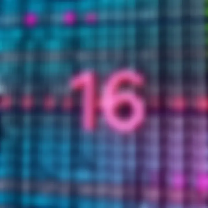 Diagram showing the decimal system and its conversion to binary code