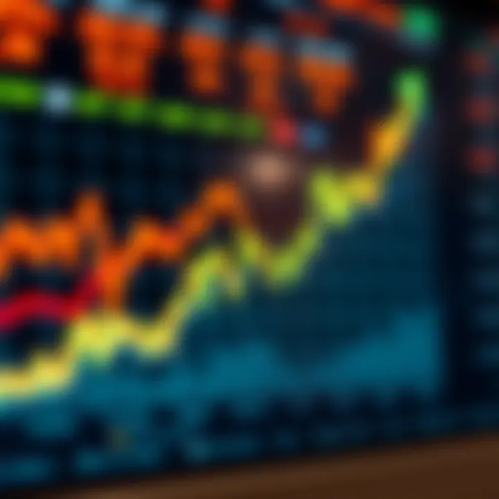Binary Trading Market Trends Explained Chart showing upward trend with currency symbols and financial graphs representing binary trading concepts