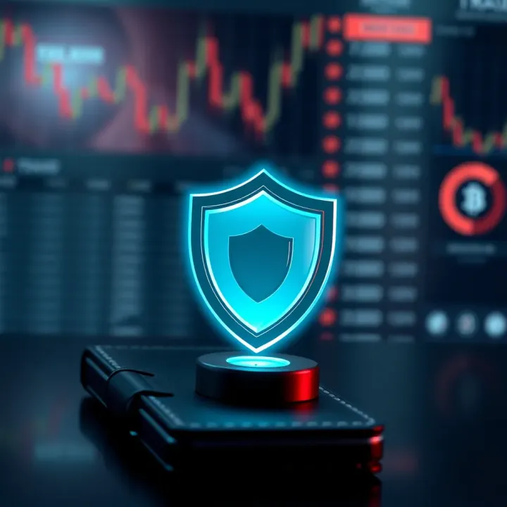 Security Features for Crypto Trading Protection Secure digital wallet with shield icon symbolizing protection of crypto assets in Nigeria
