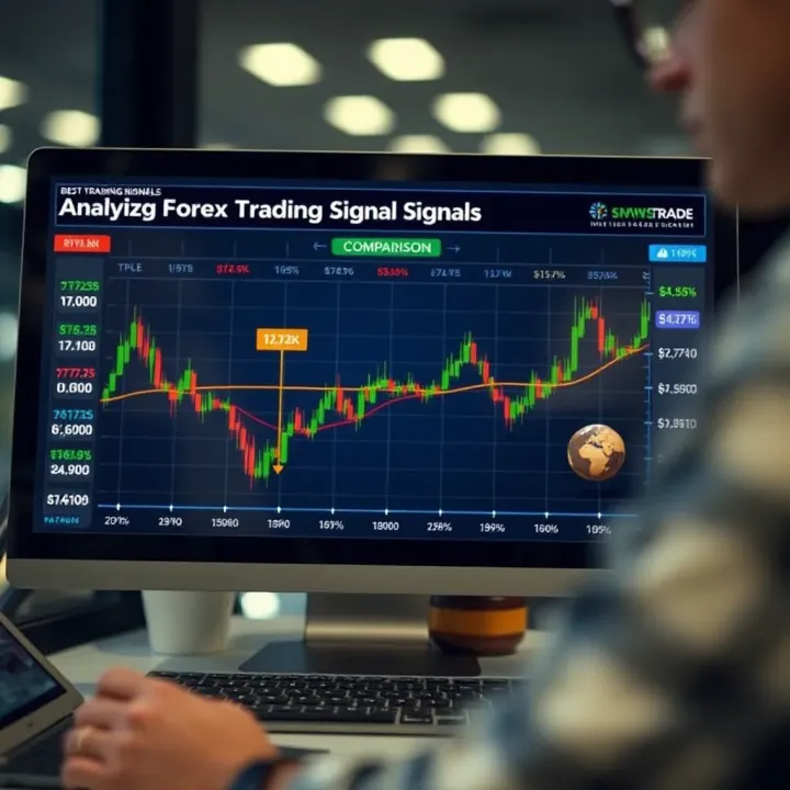 Analyzing Forex Trading Signal Types and Risk Management Comparison chart illustrating different types of forex trading signals and their risk levels
