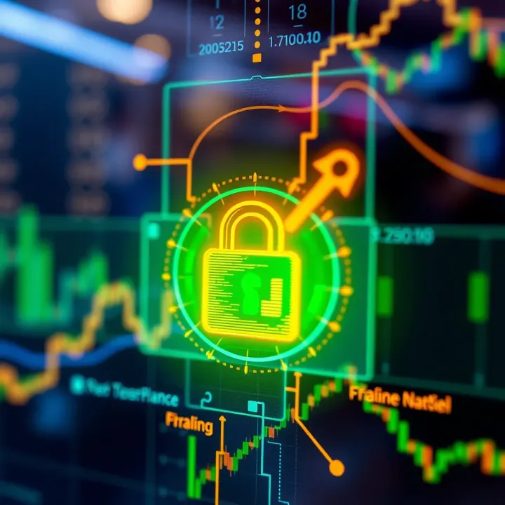 Security Features Ensuring Safe Trading Experience Secure digital lock symbolizing the protection of financial information in trading platforms