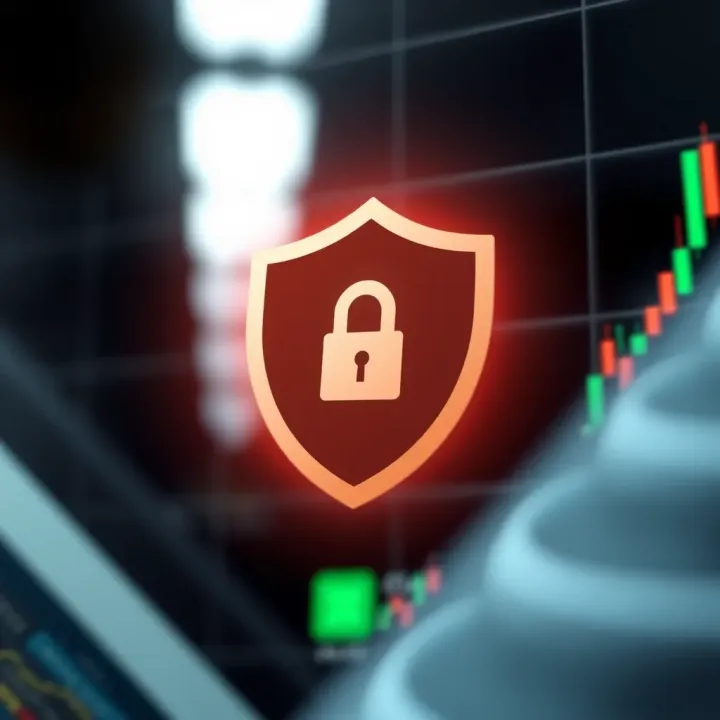 Security shield icon symbolizing protection of funds and data on forex platforms in Nigeria