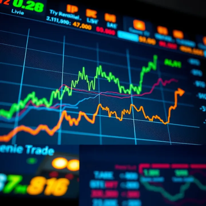 Graph showing rising trends in cryptocurrency trading volumes in Nigeria