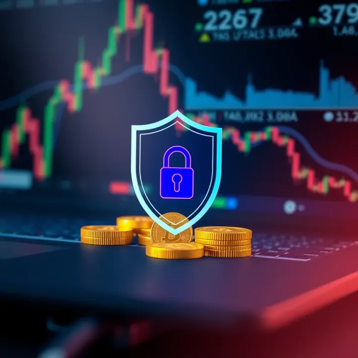 Security, Fees, and Legal Considerations in Nigerian Crypto Trading Apps Graphic showing security shield, coins, and regulatory symbols representing safe crypto trading in Nigeria