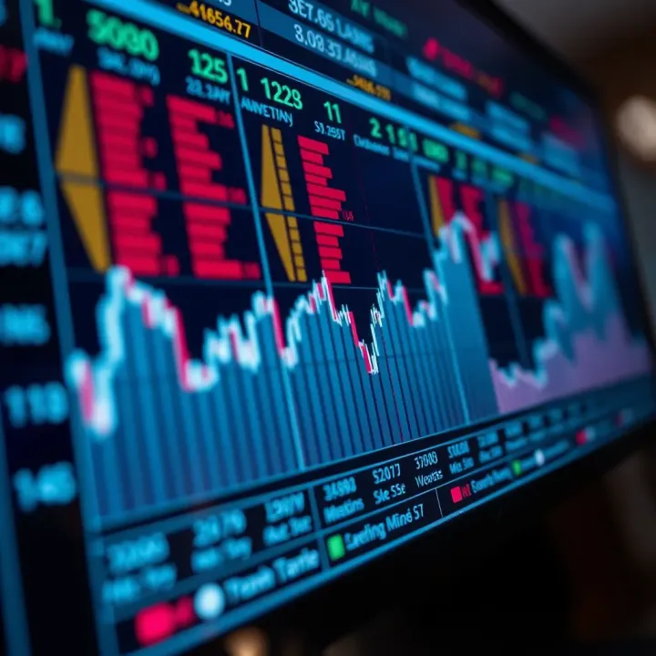 Market Trend Analysis for Binary Trading in Nigeria Graph showing upward and downward trends in financial markets relevant to binary trading