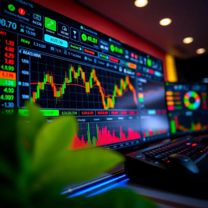 User-friendly forex trading platform dashboard showing real-time market charts and trading options