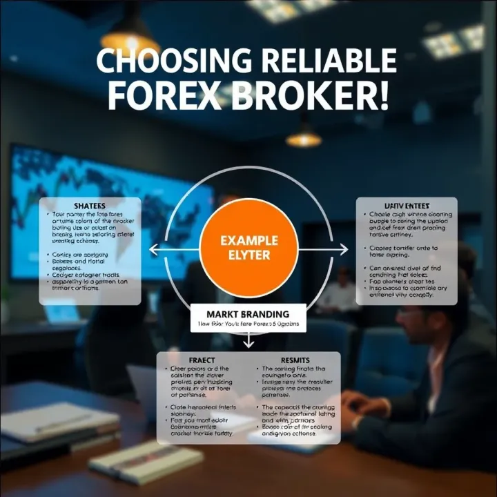 Choosing a Reliable Forex Broker in Nigeria Diagram showing key factors to consider when selecting a forex broker in Nigeria