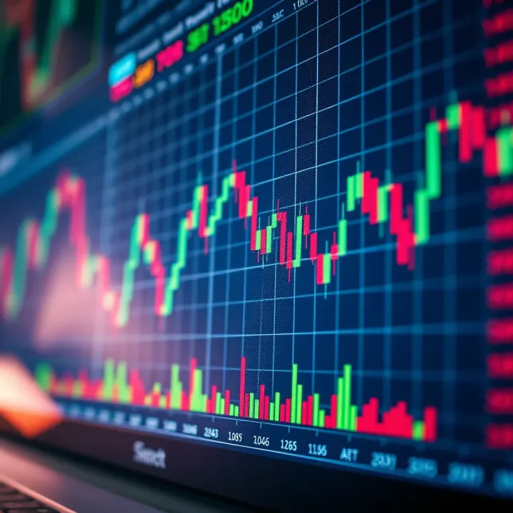 Forex Trading Currency Exchange Trends and Market Analysis Digital forex trading chart showing currency exchange trends and market analysis