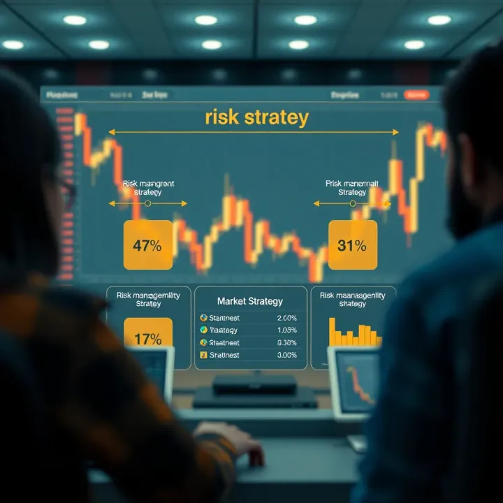 Diagram illustrating the concept of risk management and trading strategy in forex market