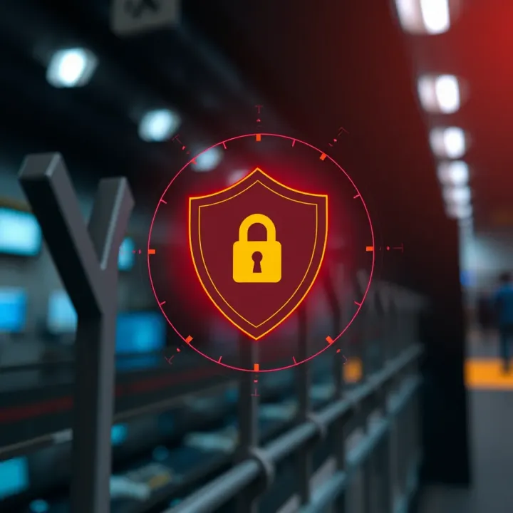 Secure digital shield icon representing safety and trust in financial trading apps