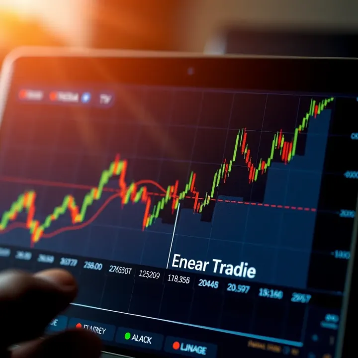 Enhancing Security and Earnings through Effective Trading Strategies Graph illustrating secure trading transactions and strategies to maximize earnings with mobile apps