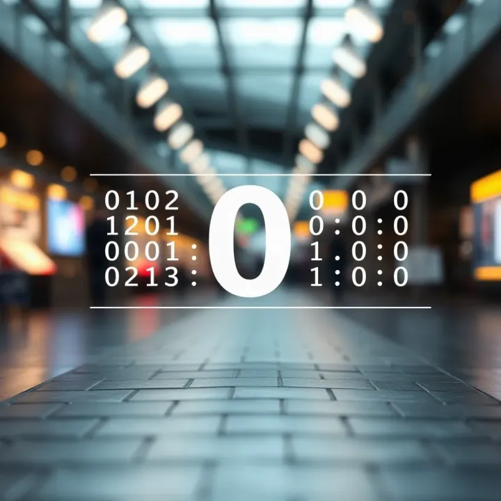 Visualization of the Base Two System in Binary Numbers Diagram illustrating the binary base two system with digits zero and one