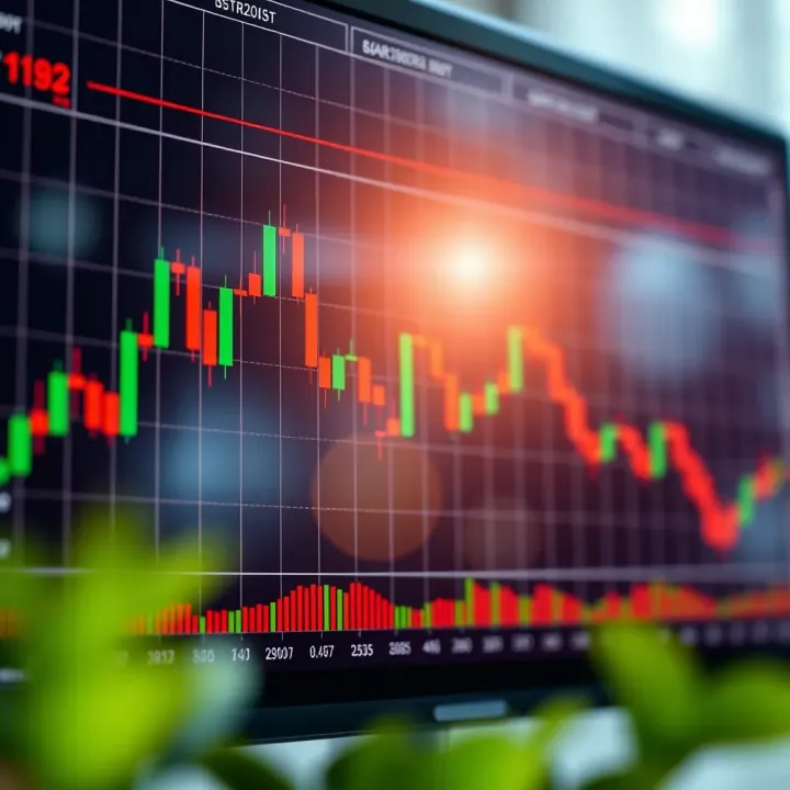 Chart showing various bearish candlestick patterns indicating potential downtrend in stock prices
