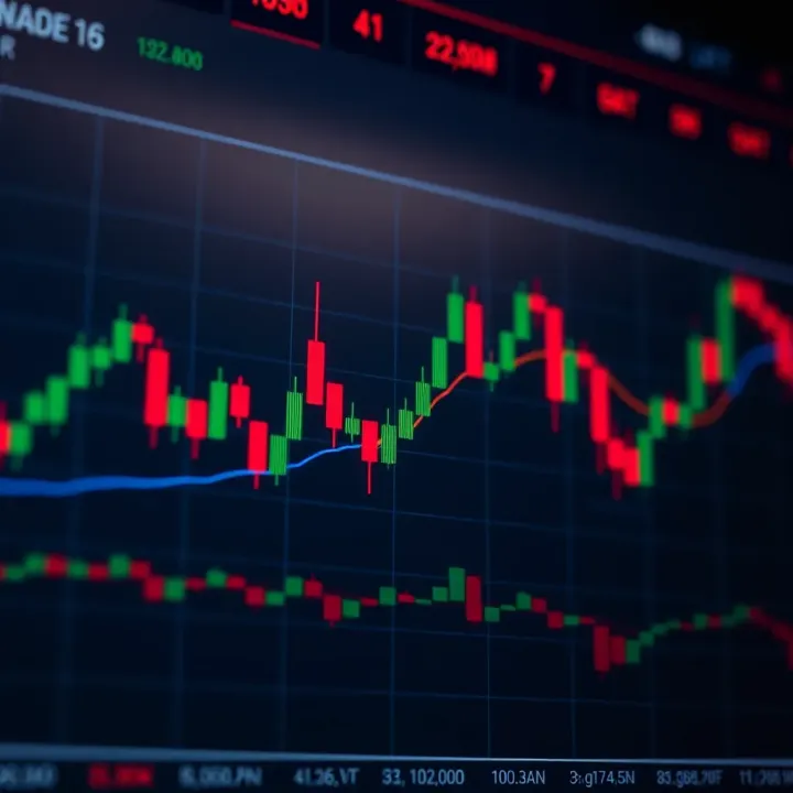 Bearish Reversal Candlestick Patterns on Trading Chart Chart displaying various bearish reversal candlestick patterns indicating potential trend changes